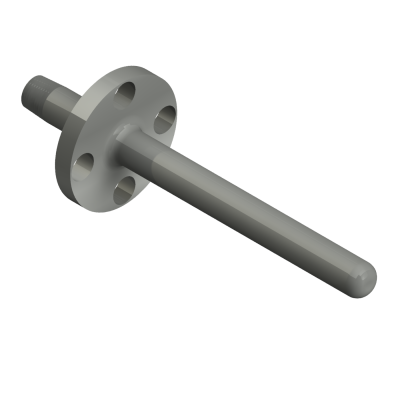 Metal Protection Tube with Heavy Duty Flange